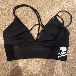 cute sports bra with soul cycle logo